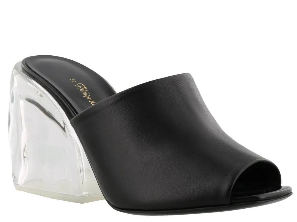3.1 Phillip Lim Plexi Heel Mules