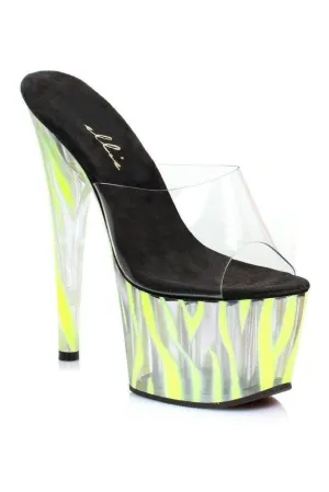 709-ZEBRA Platform Slide  | Clear Vinyl