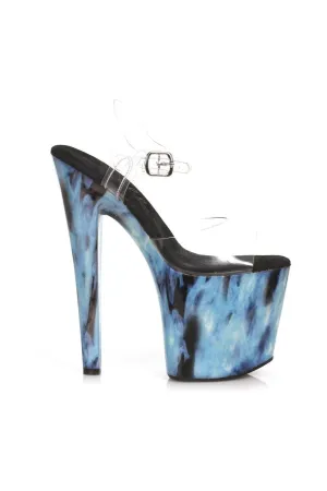 821-FIERY Sandal | Clear Vinyl