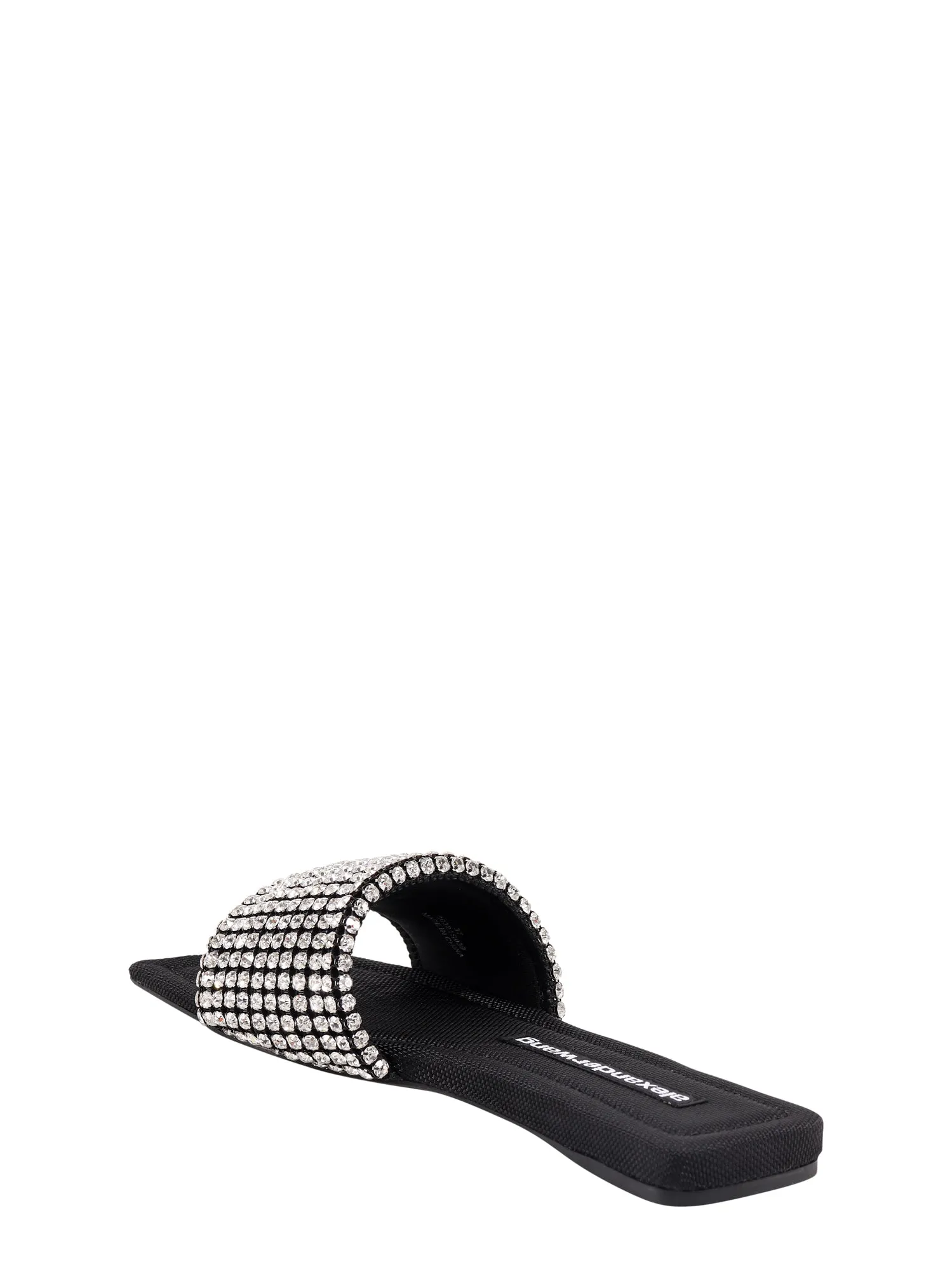 Alexander Wang Anya Embellished Slide Sandals