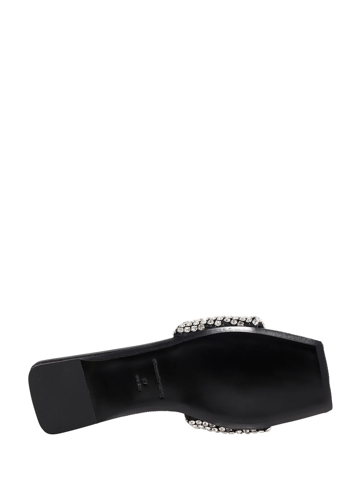 Alexander Wang Anya Embellished Slide Sandals