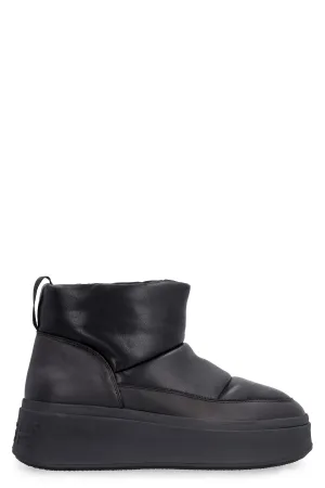 Ash Round Toe Slip-On Boots