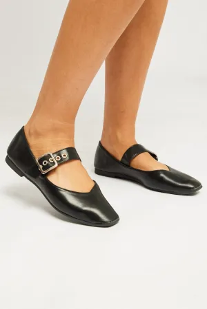 Black Ballet Flats