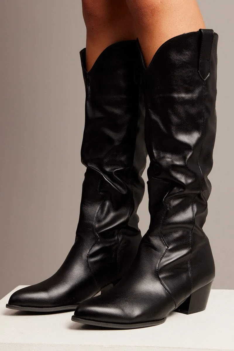Black Cowboy Boots