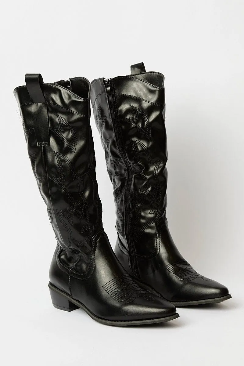 Black Cowboy Boots