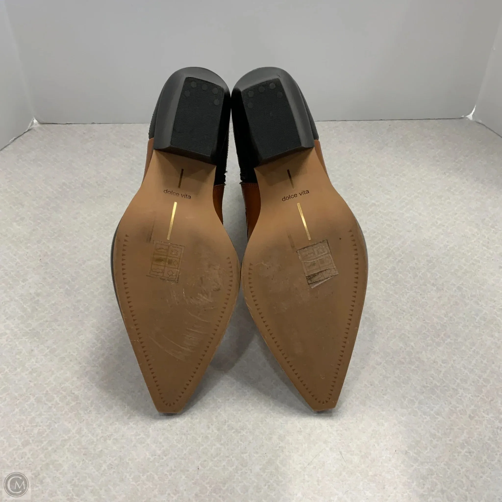 Boots Western By Dolce Vita In Black & Brown, Size: 9