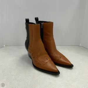 Boots Western By Dolce Vita In Black & Brown, Size: 9
