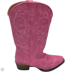 Boots Western By Roper In Pink, Size: 6.5