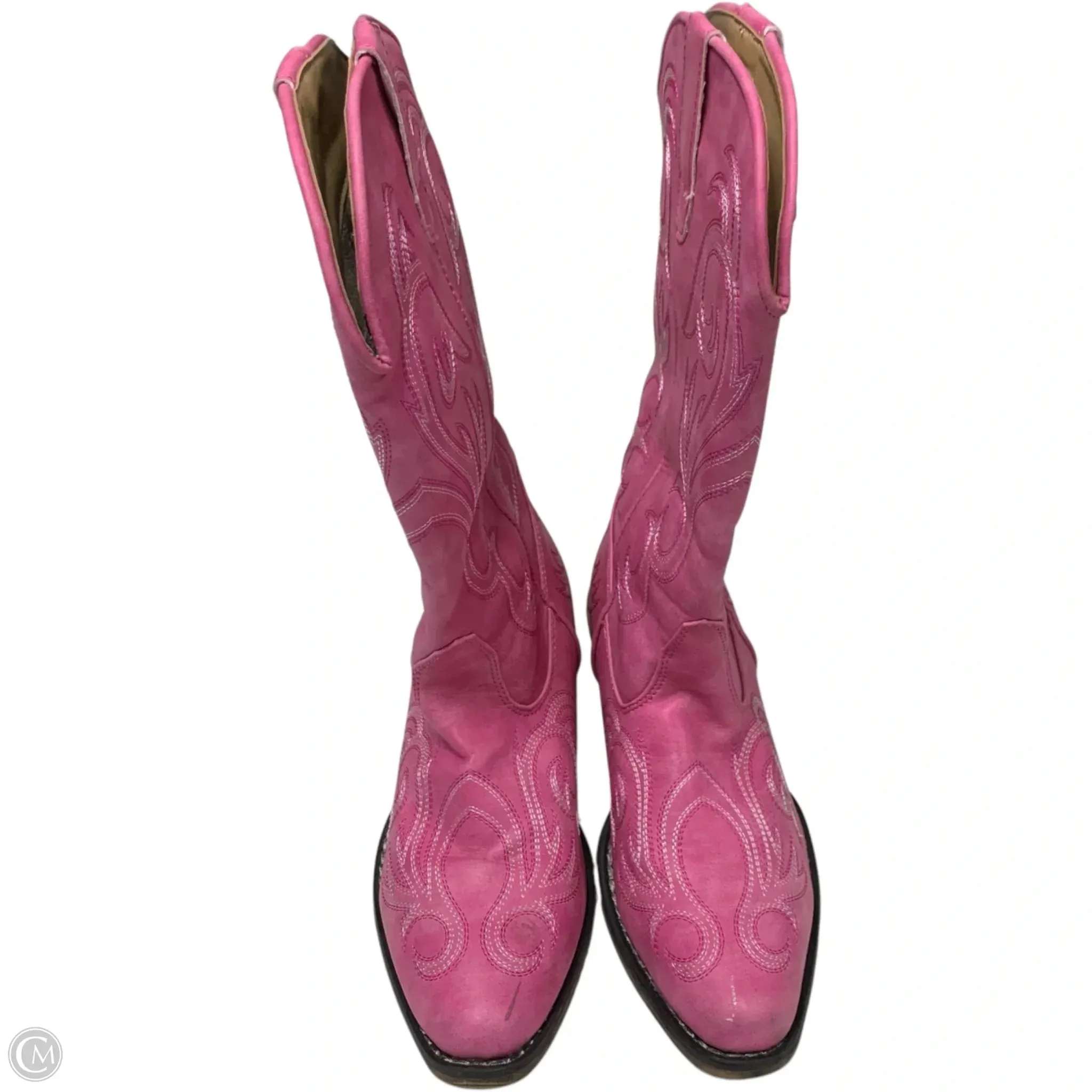 Boots Western By Roper In Pink, Size: 6.5