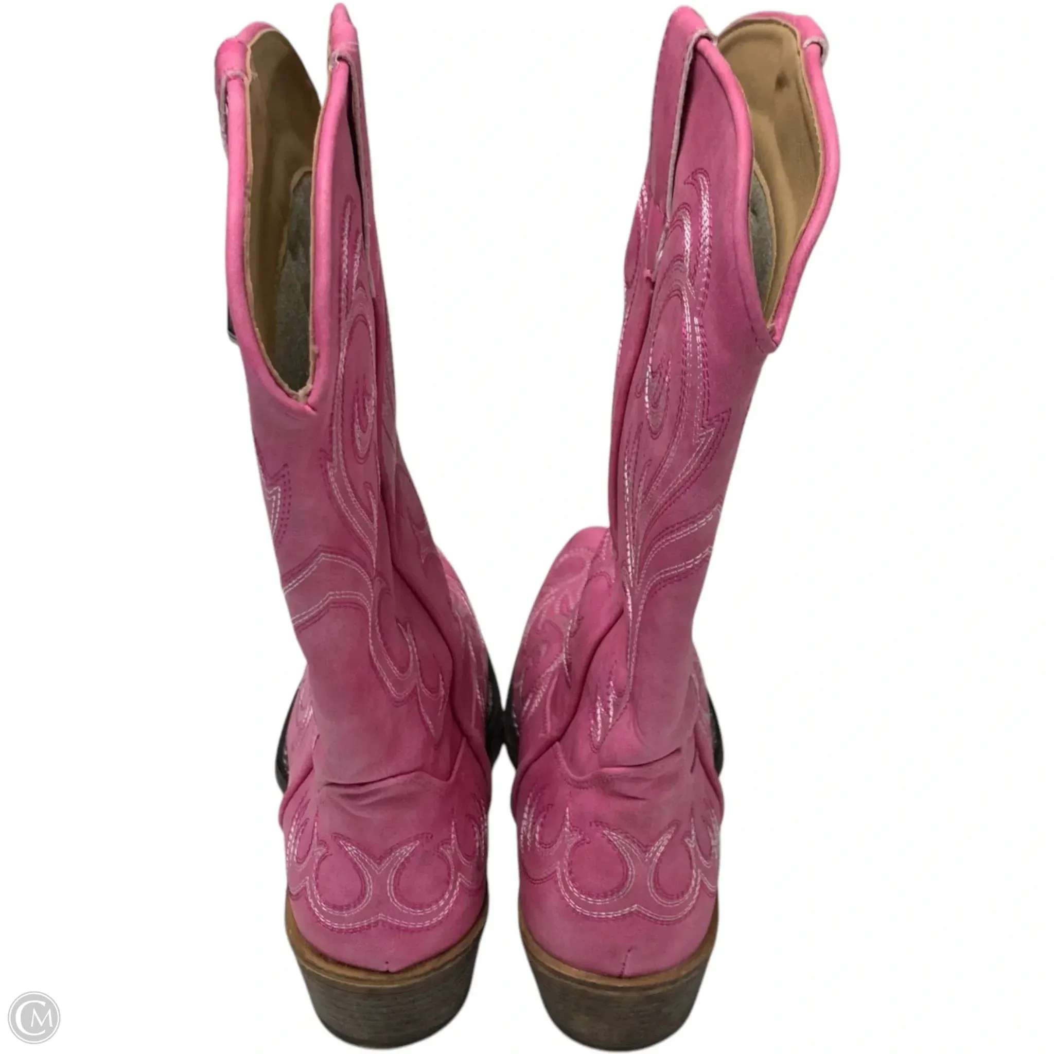 Boots Western By Roper In Pink, Size: 6.5
