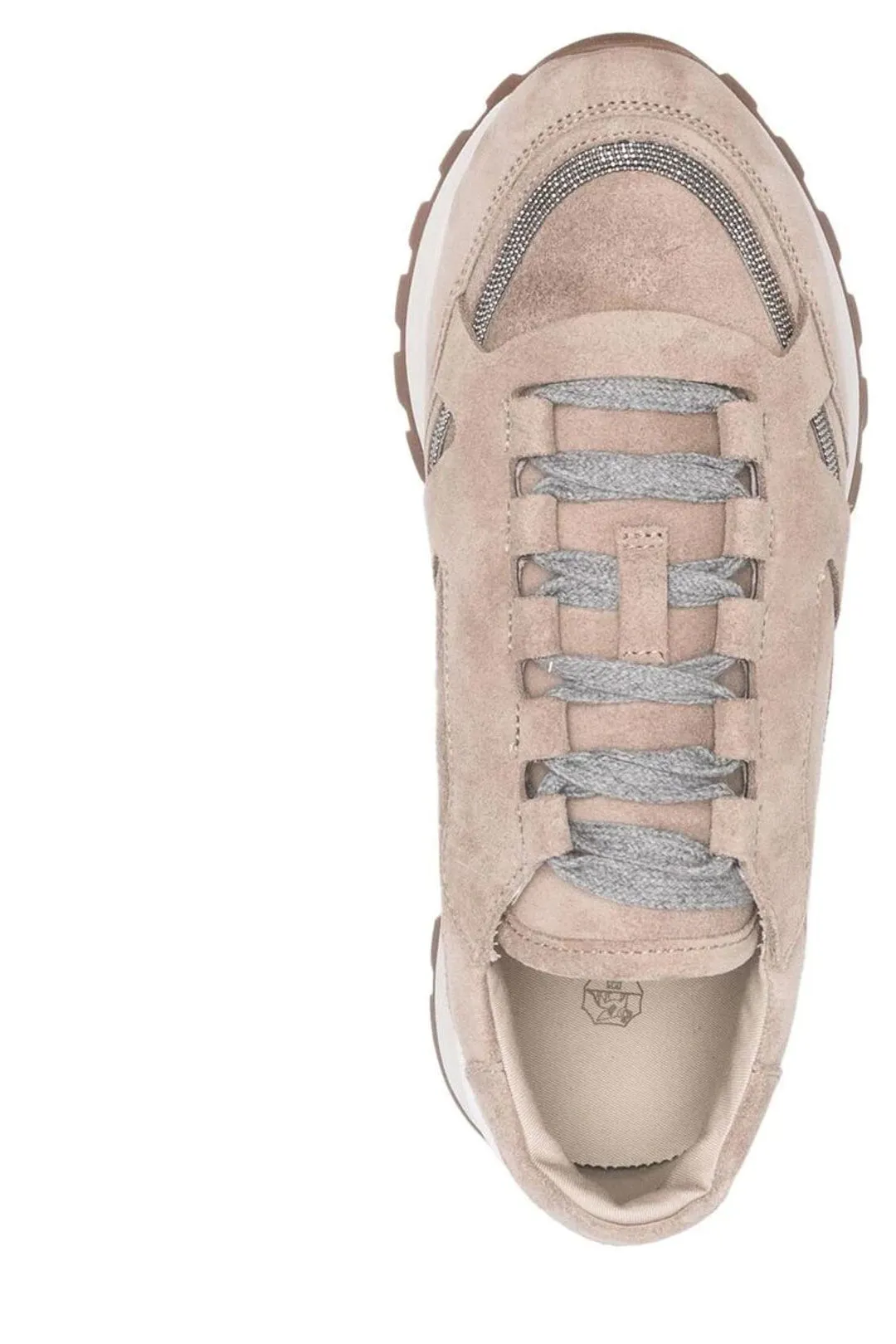 Brunello Cucinelli Monili Chain Detailed Panelled Sneakers