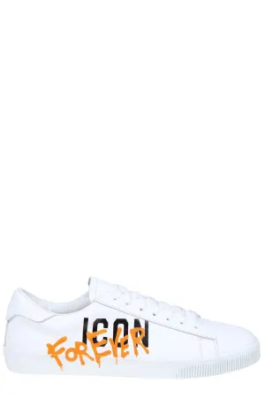 Dsquared2 Logo Printed Lace-Up Sneakers