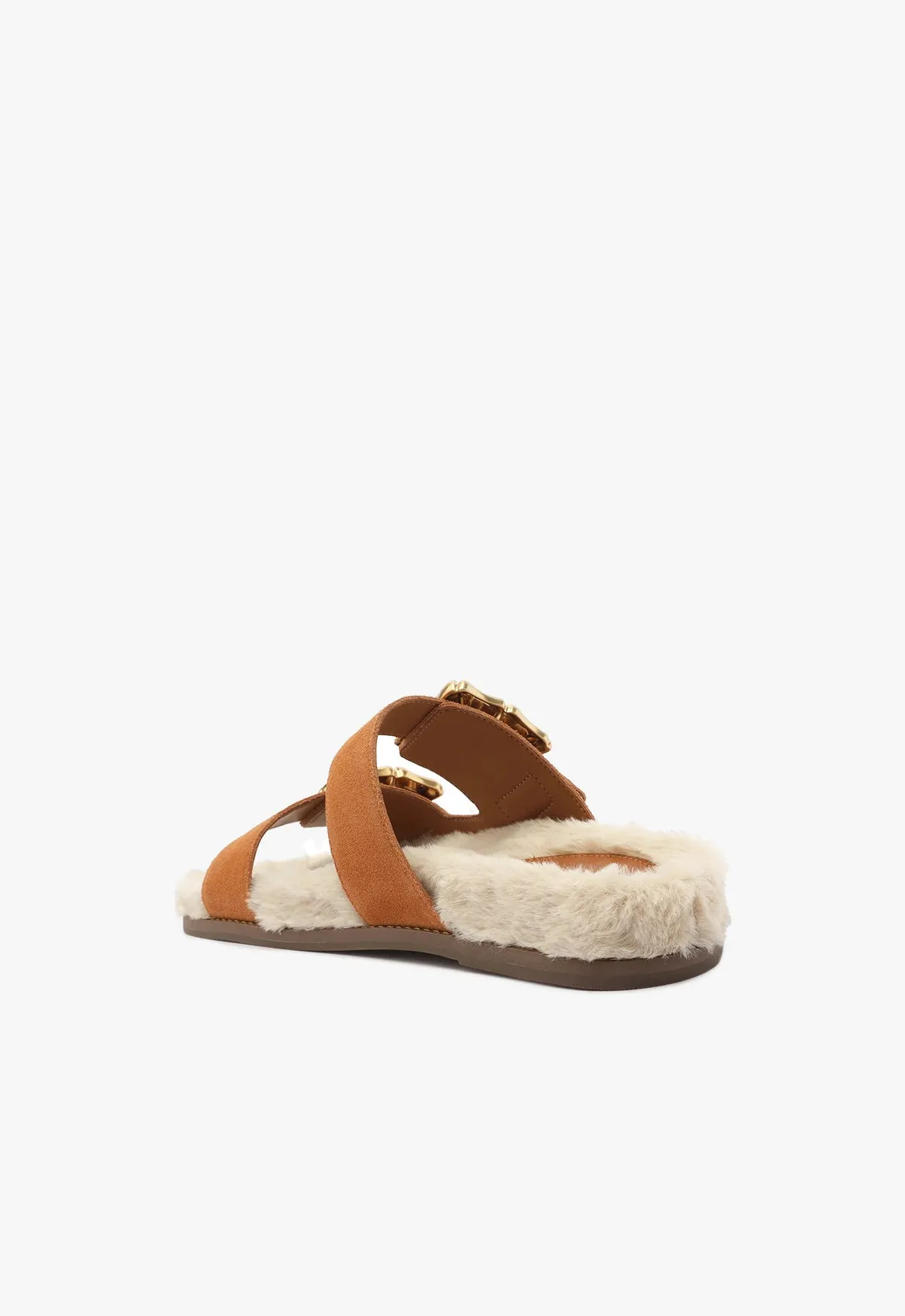 Enola Weekend Sporty Cow Suede Sandal