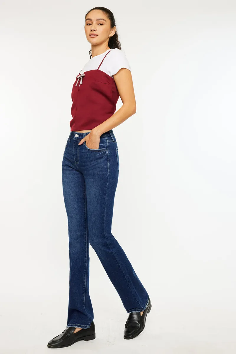 Gale Essentials High Rise Skinny Bootcut Jeans