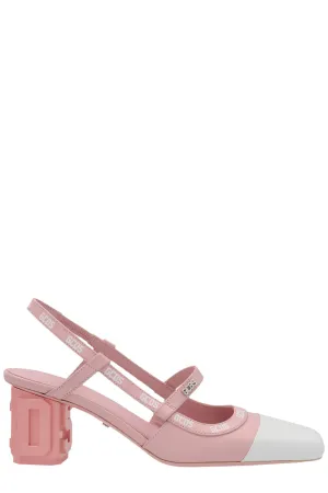 GCDS Lilit Slingback Pumps