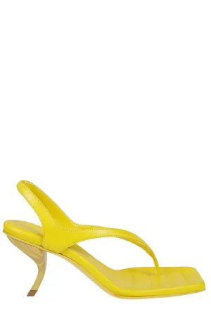 GIA BORGHINI Rosie Open Toe Slip-On Sandals