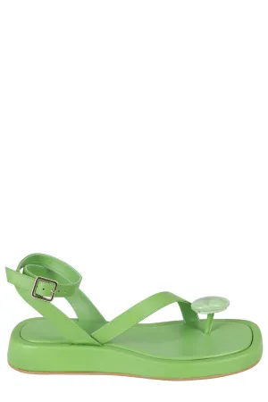 GIA BORGHINI X RHW Rosie Slip-On Sandals