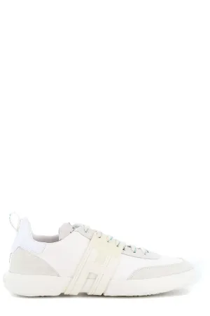 Hogan Logo Patch Lace-Up Sneakers