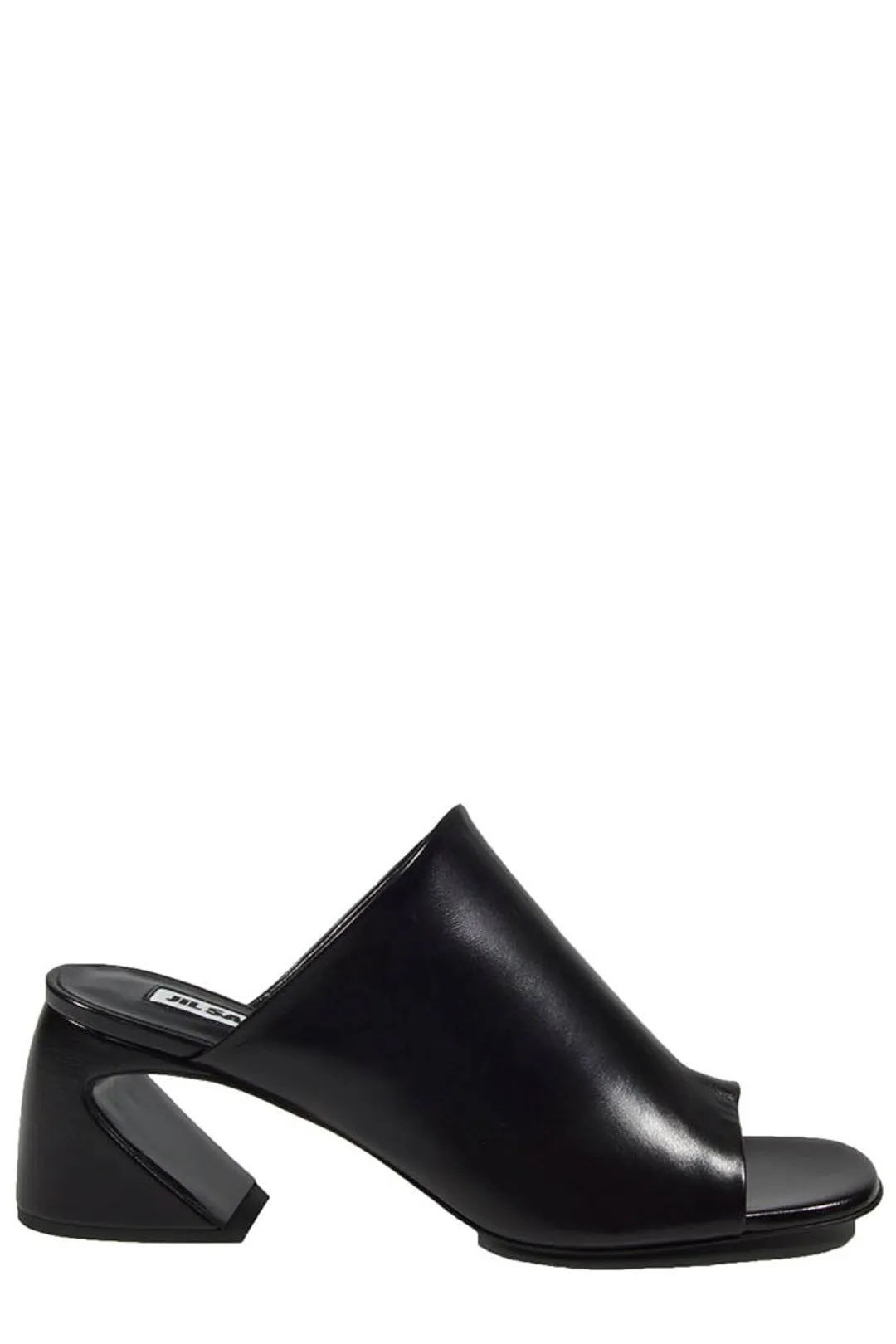 Jil Sander Sculpted-Heel Square-Toe Slides