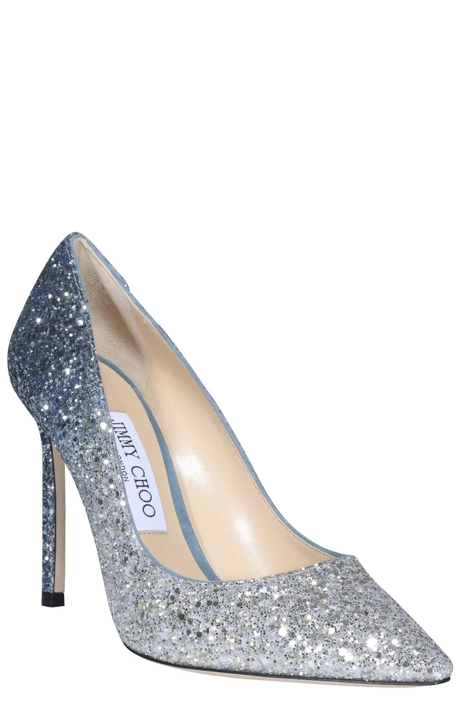 Jimmy Choo Romy 100 Glitter Pumps