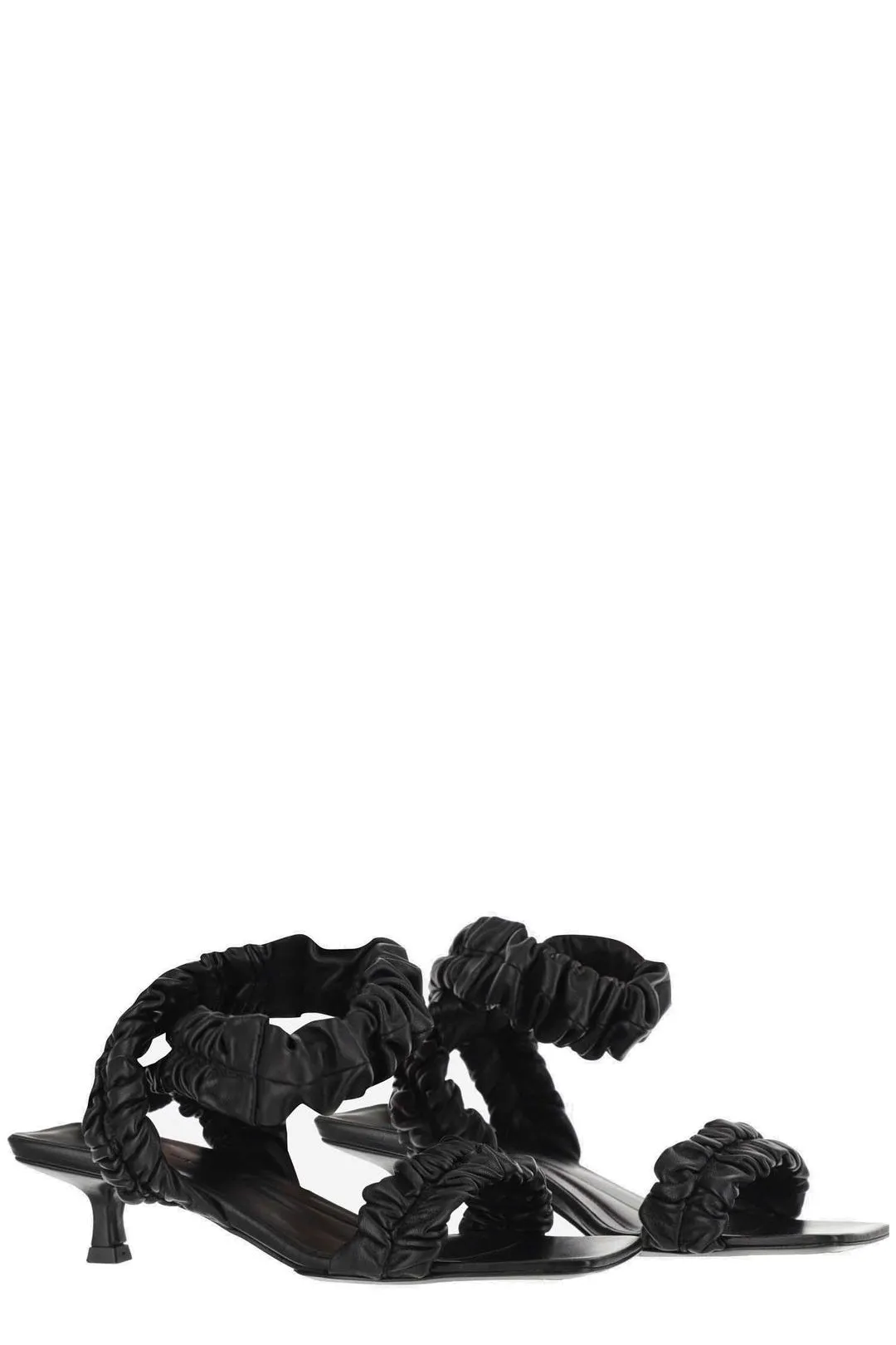 Khaite Square Toe Strap Sandals