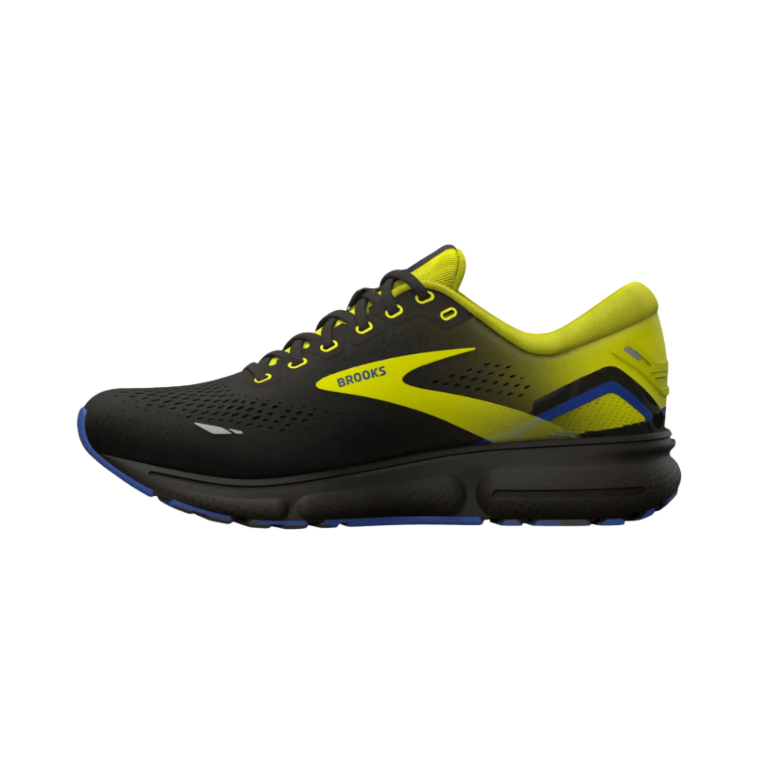 Men's Ghost 15 – Black/Nightlife/Blue (D Width)