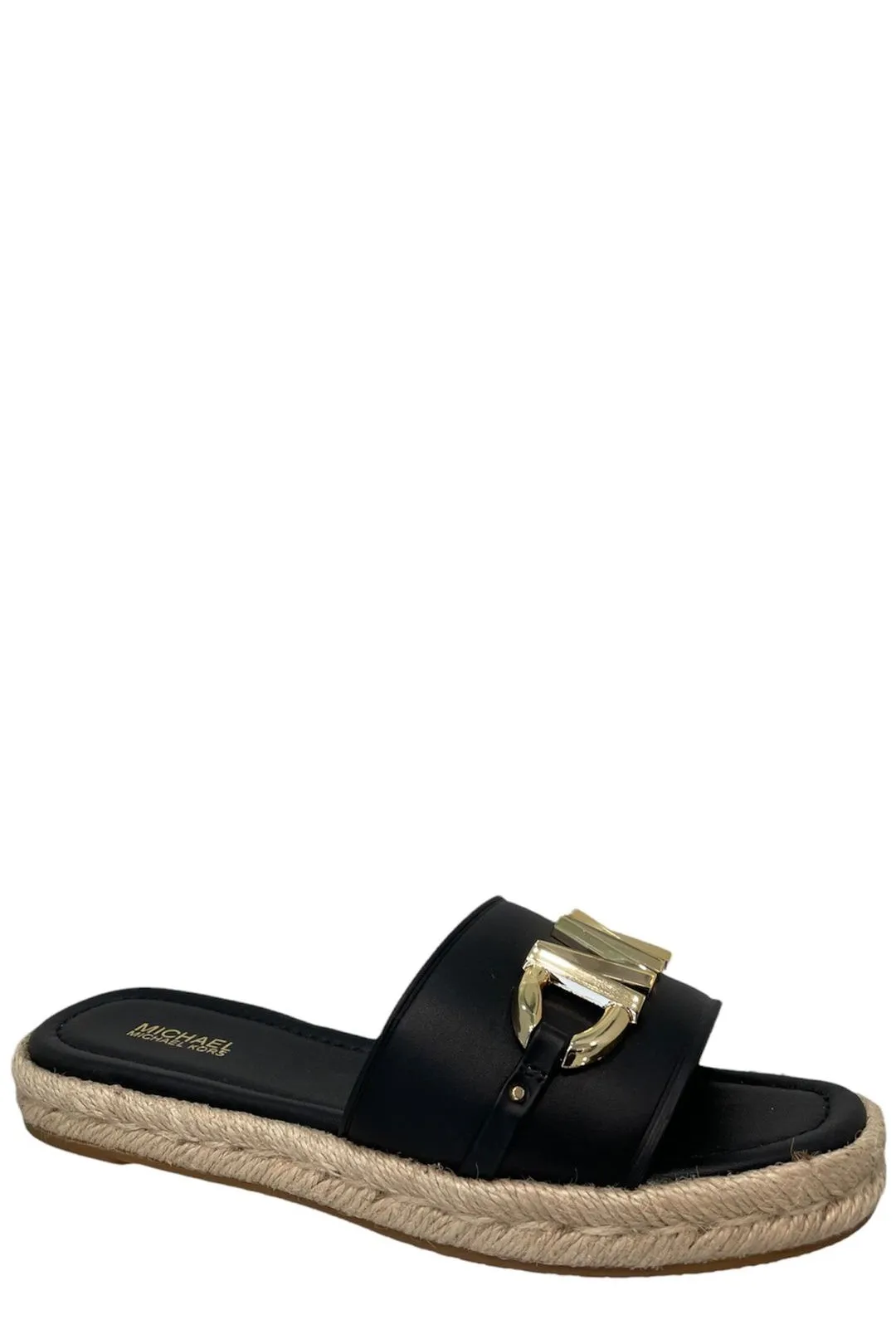 Michael Michael Kors Izzy Logo Plaque Sandals