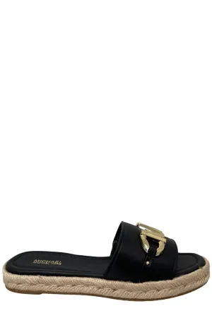 Michael Michael Kors Izzy Logo Plaque Sandals