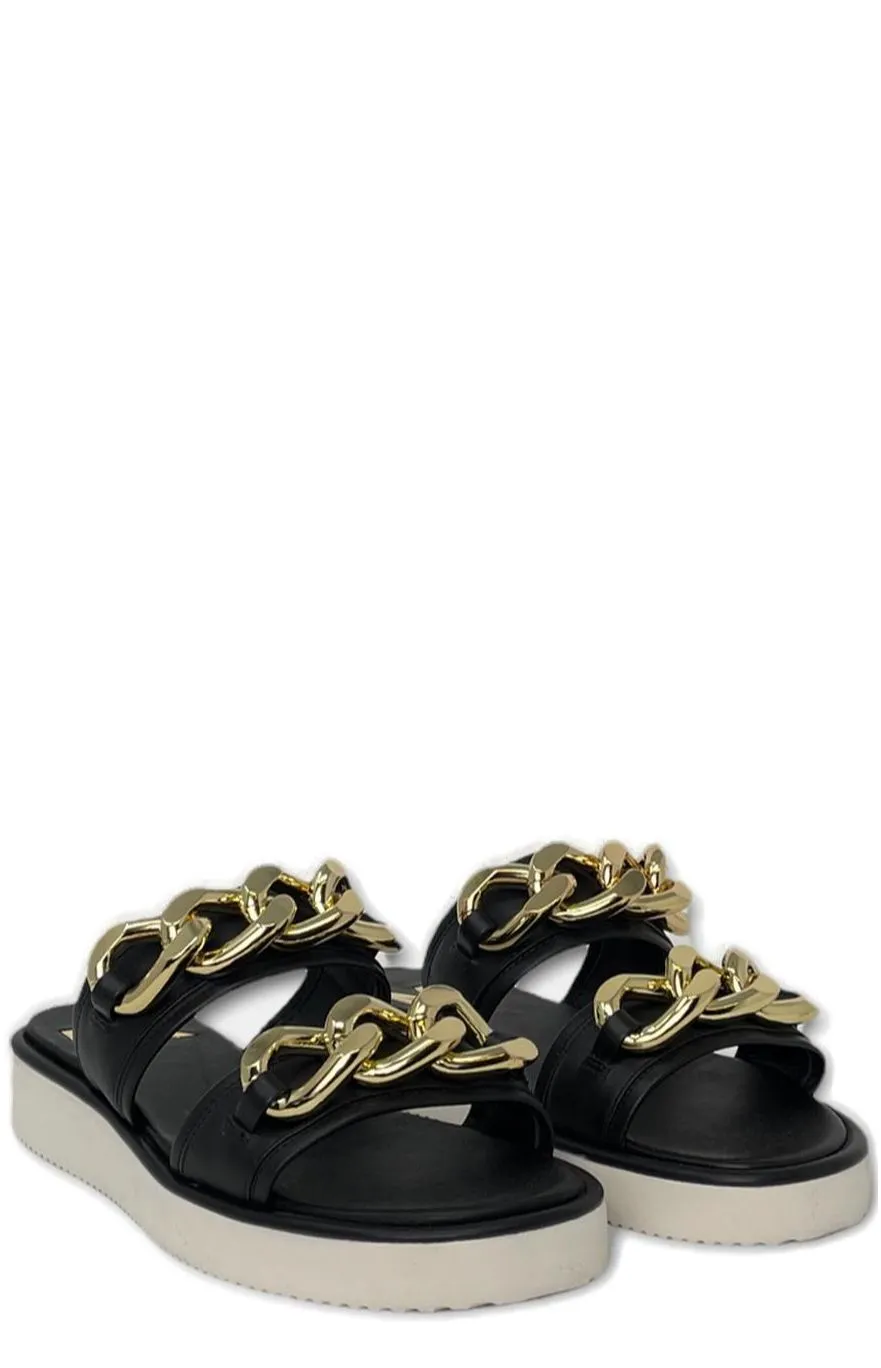 Michael Michael Kors Scarlett Chain-Link Slip-On Slides
