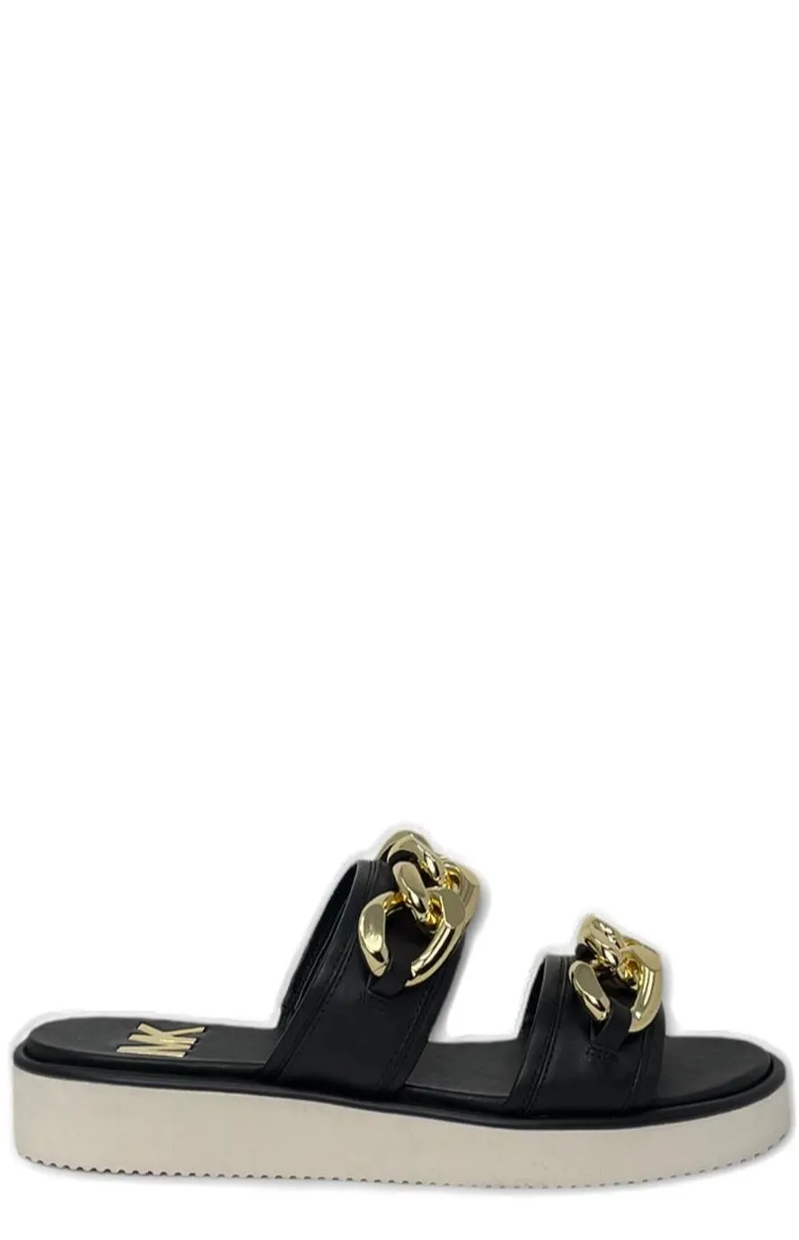 Michael Michael Kors Scarlett Chain-Link Slip-On Slides