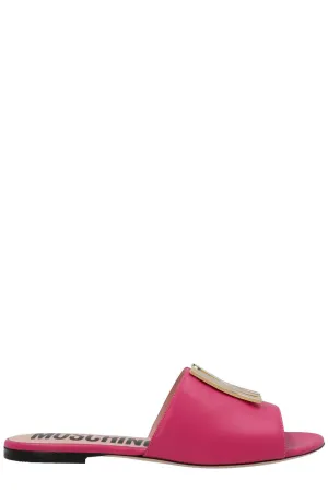 Moschino M Logo Plaque Slides