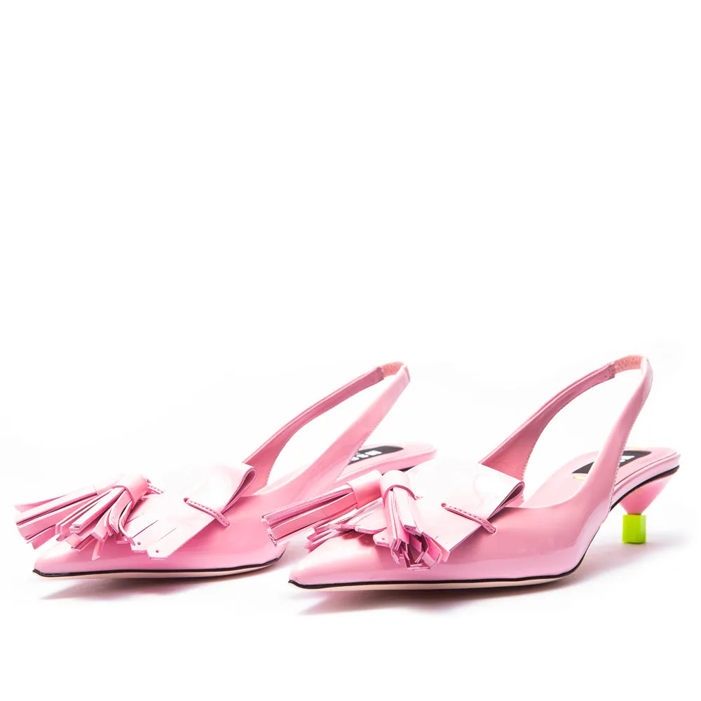 Msgm Iconic Heels Pink