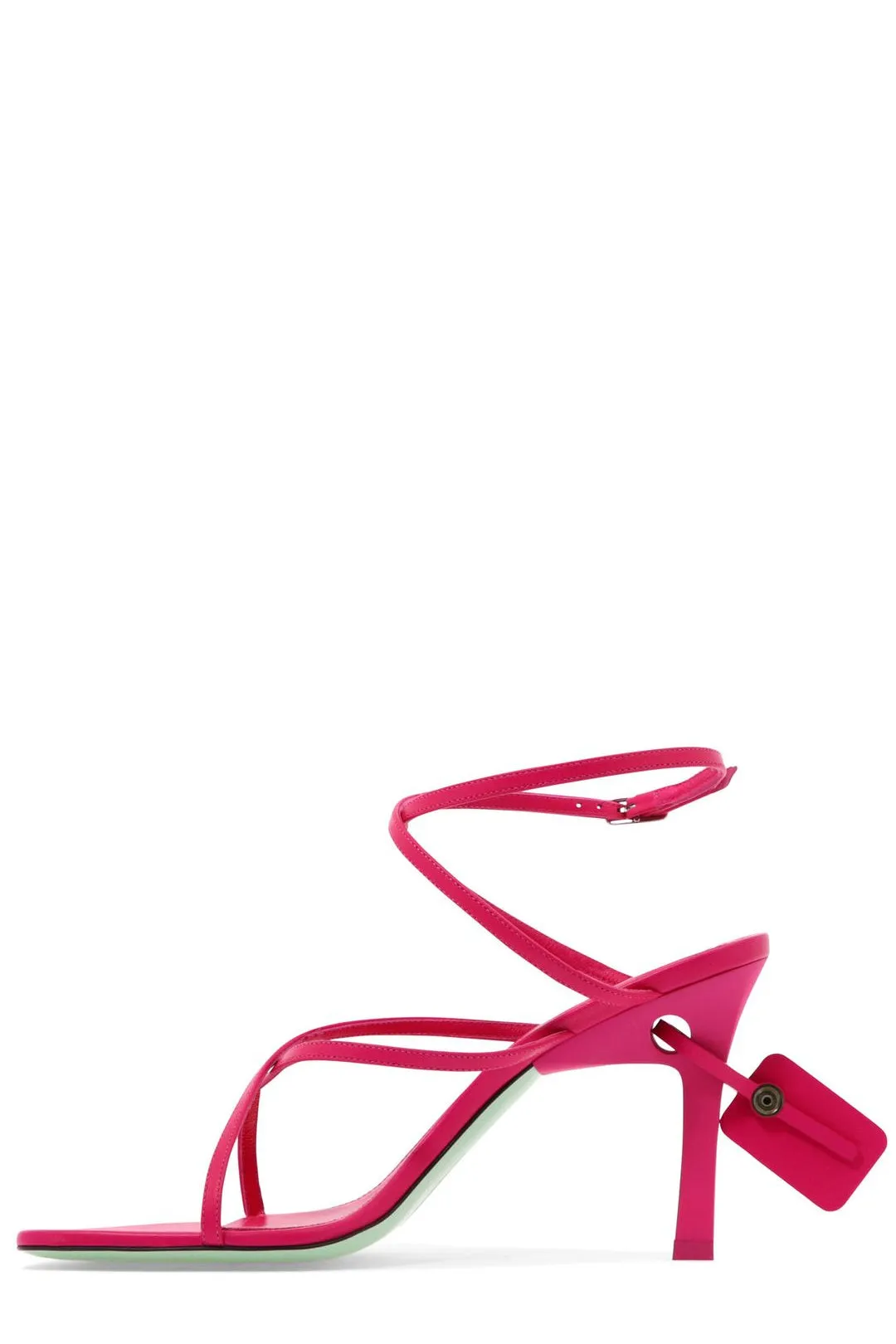 Off-White Meteor Logo Tag Heeled Sandals