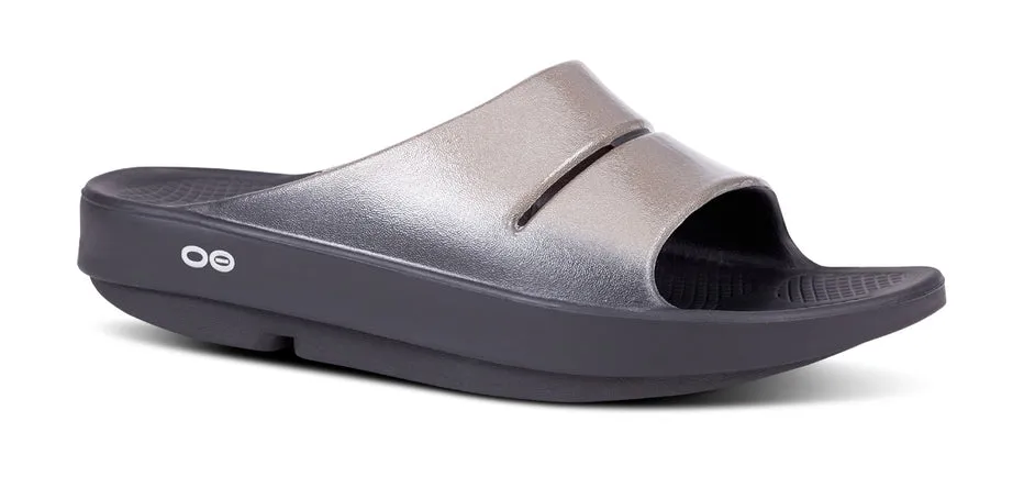 Oofos Womens Ooahh Luxe Slide