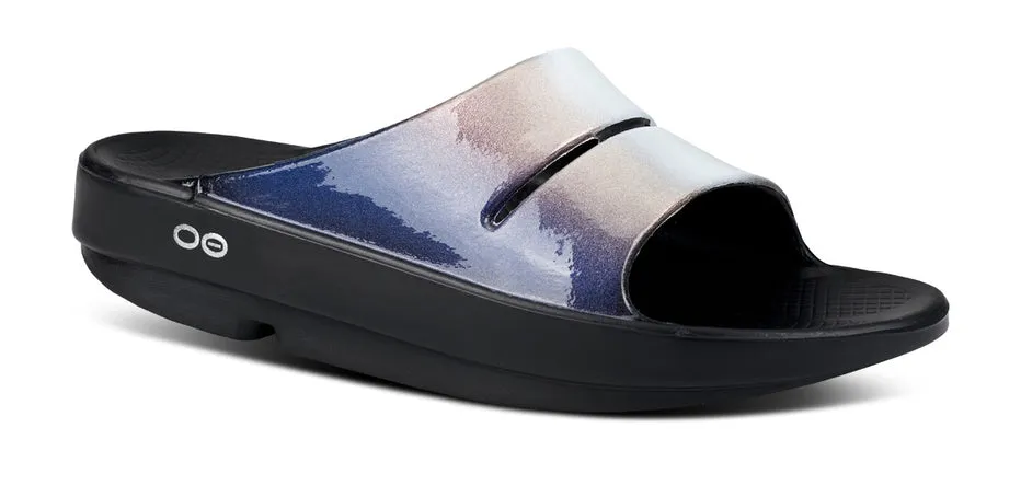 Oofos Womens Ooahh Luxe Slide