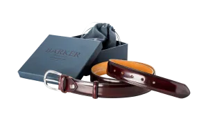 Plain Belt - Burgundy Hi-Shine