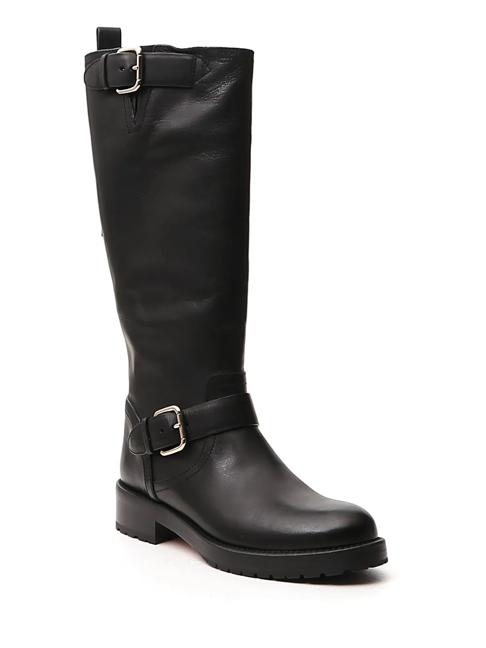 REDValentino Buckled Biker Boots
