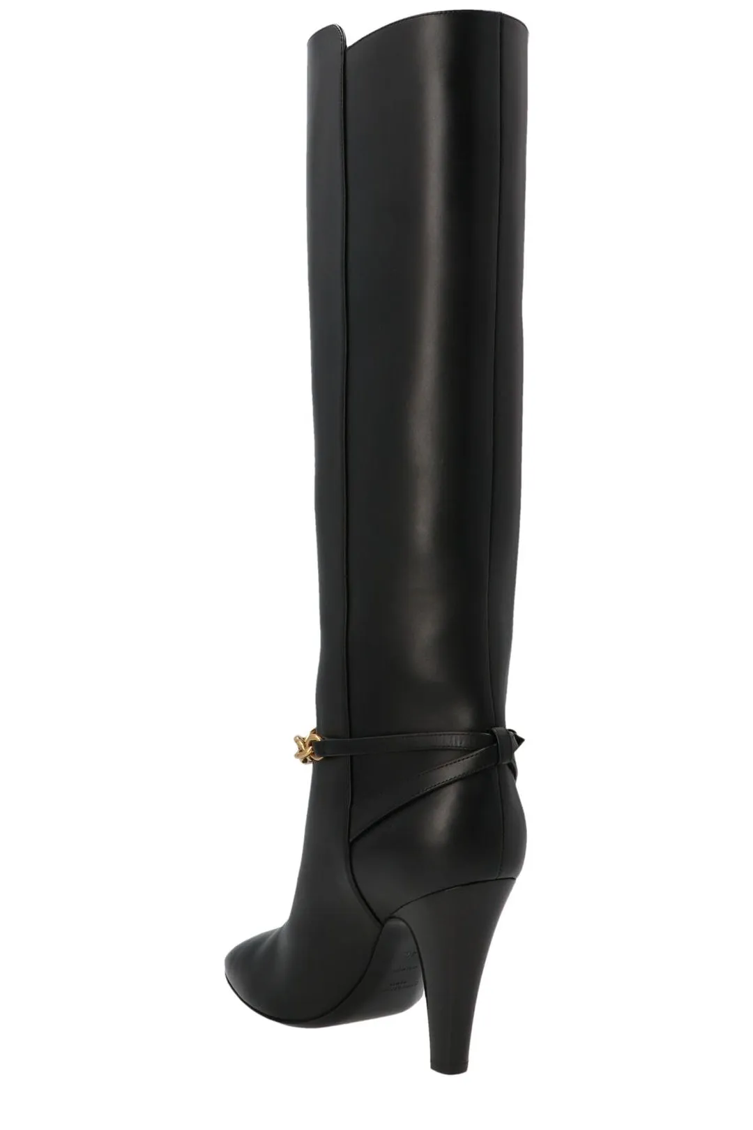 Saint Laurent Le Mailon Chain-Detailed Boots