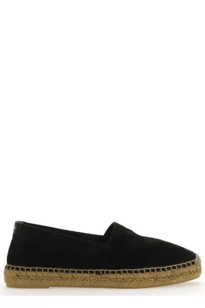 Saint Laurent Logo Embossed Espadrilles