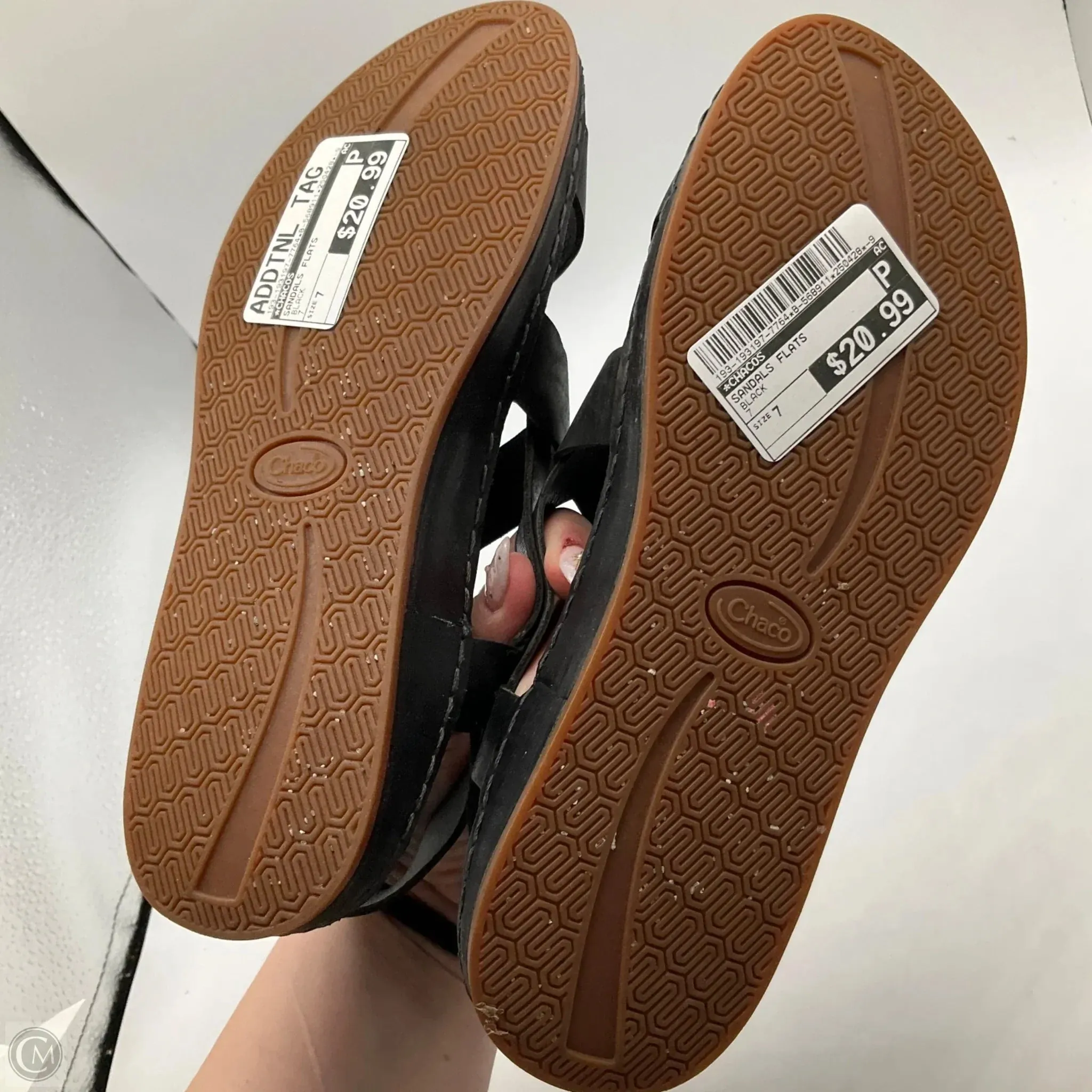 Sandals Flats By Chacos In Black, Size: 7