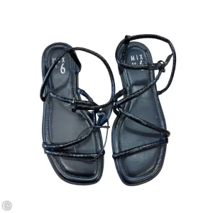 Sandals Flats By Mix No 6 In Black, Size: 7