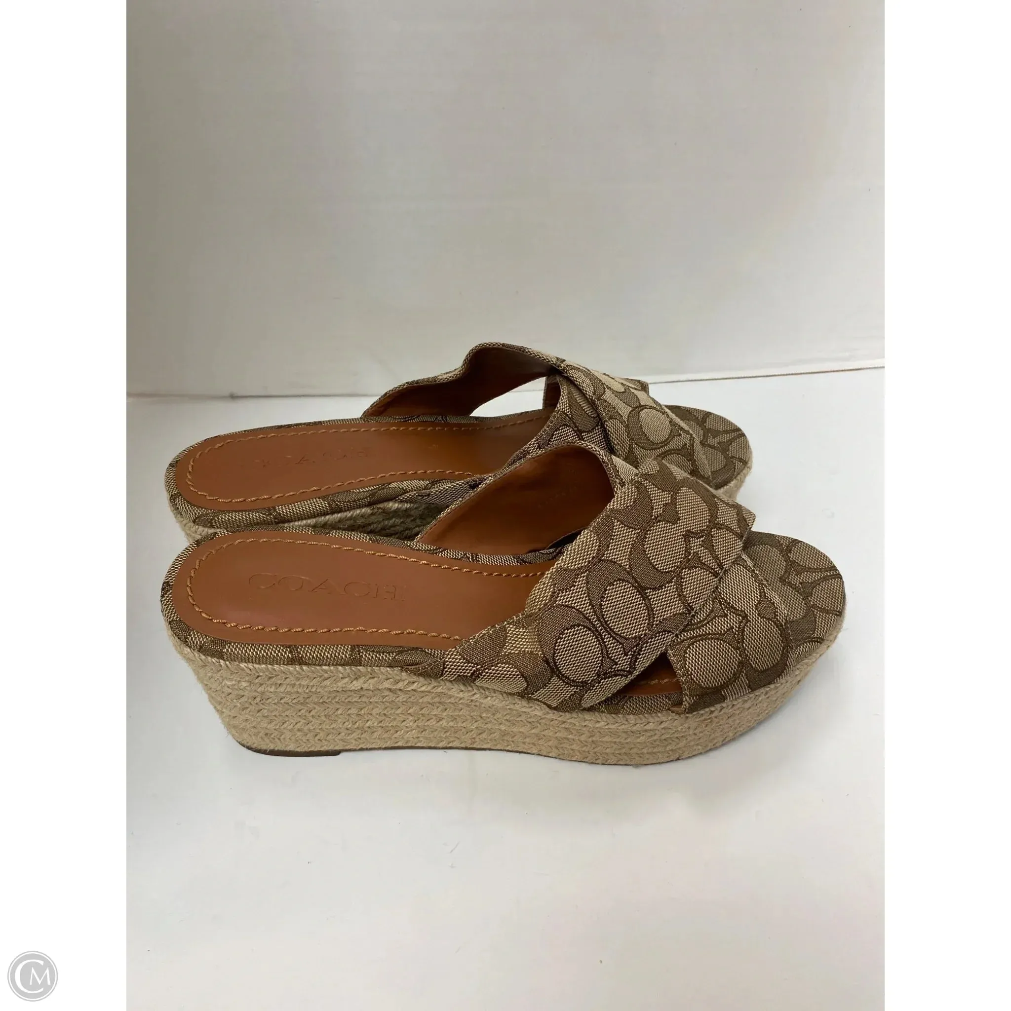 Sandals Flats By Nine West In Black, Size: 9.5