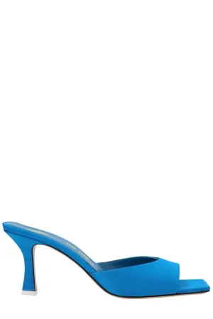 The Attico Anais Square-Toe Heeled Sandals