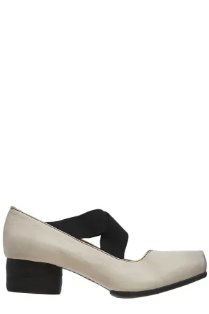 Uma Wang Square Toe Block-Heel Pumps