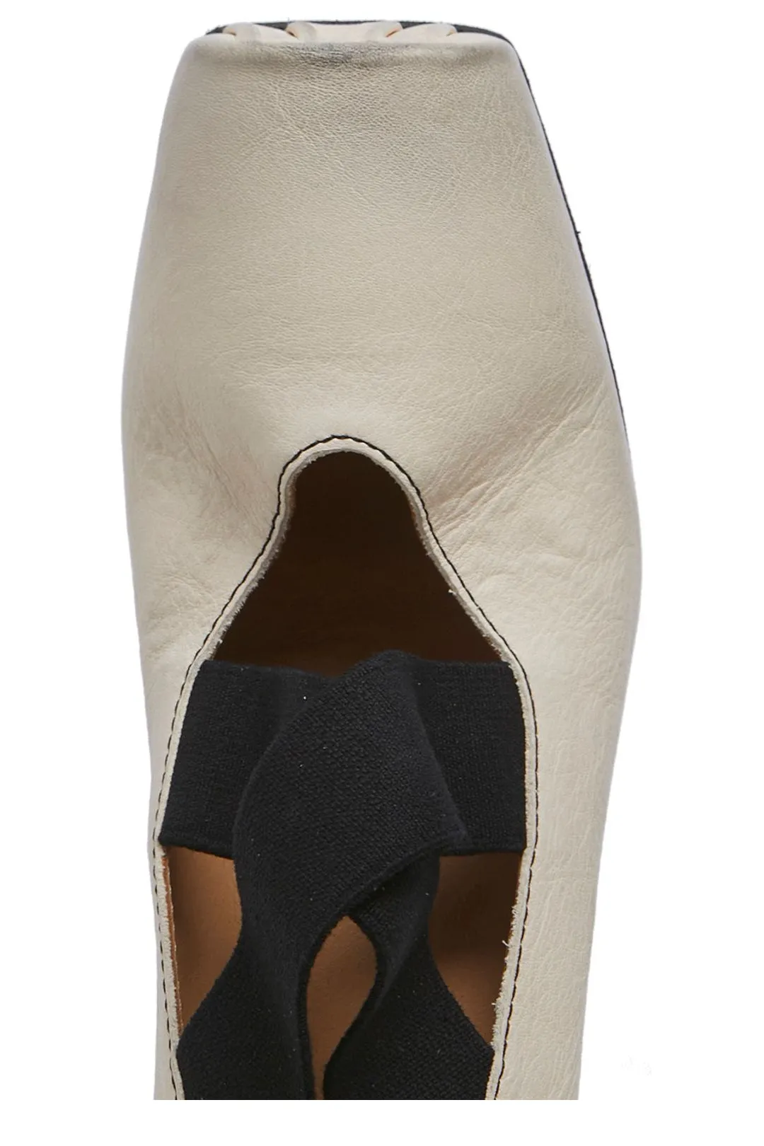 Uma Wang Square Toe Block-Heel Pumps