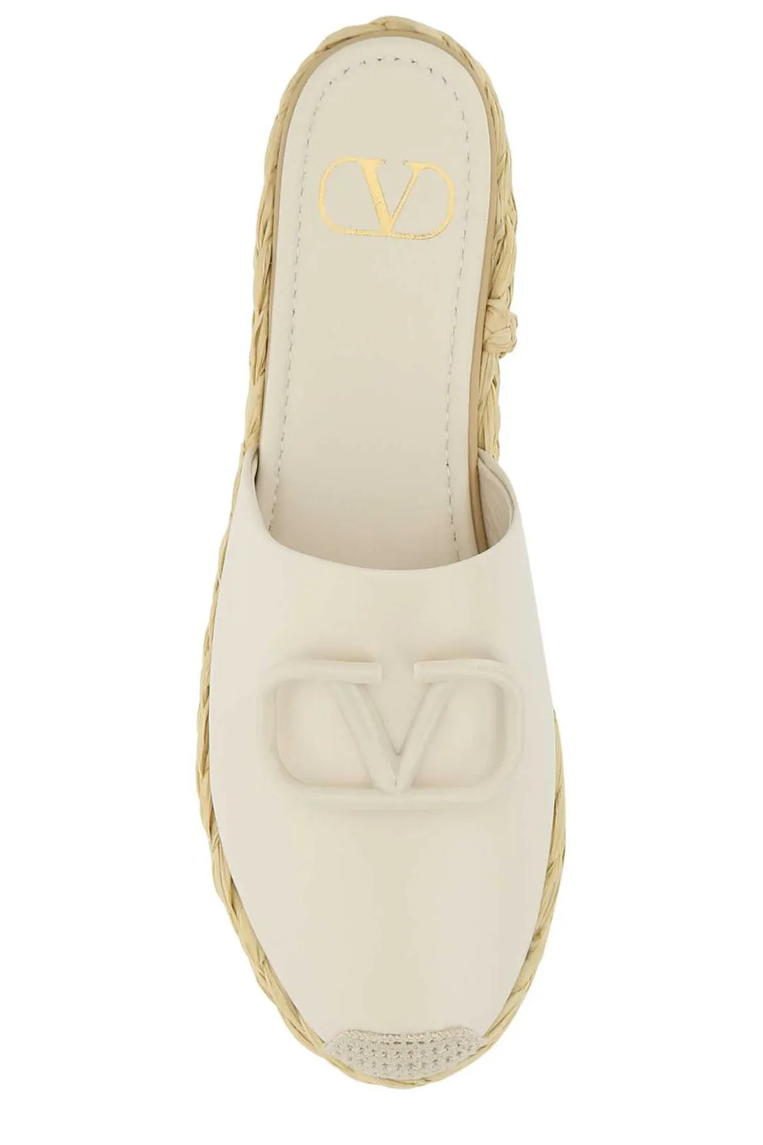 Valentino VLogo Platform Slippers