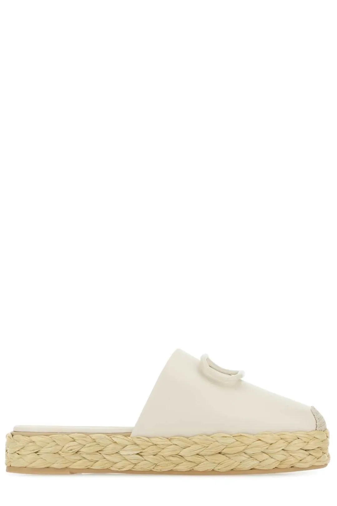 Valentino VLogo Platform Slippers