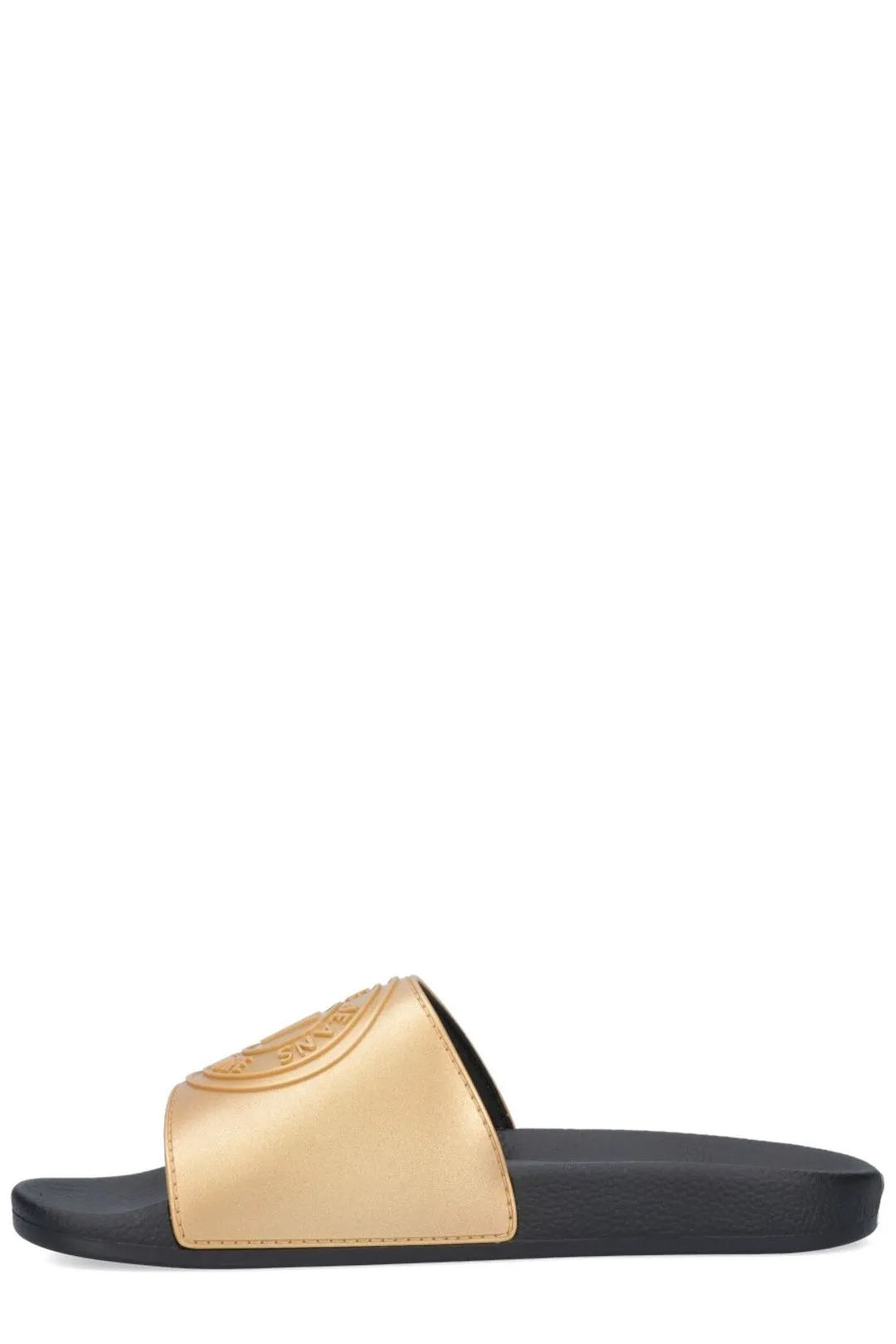 Versace Jeans Couture Logo-Debossed Slip-On Sandals