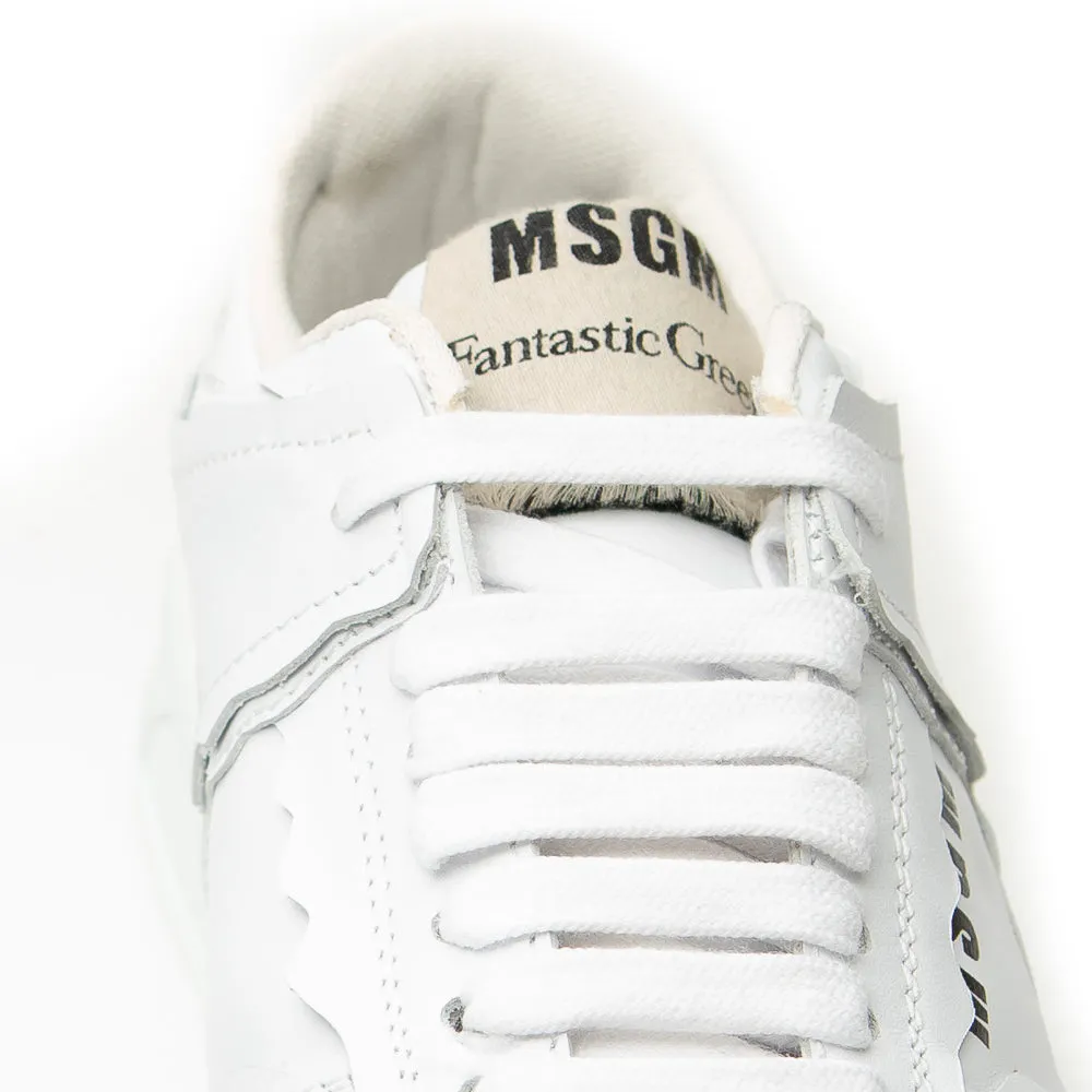 Women's Msgm Fantastic Green Sneakers Off White